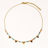 Archie Beaded Heart Necklace