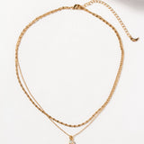 Nova Layered Opal Collar Necklace