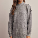 Irving Sweater in Heather Gray