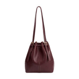 Sally Recycled Vegan Shoulder Bag in Plum