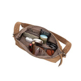 Valeria Recycled Vegan Suede Shoulder Bag in Chocolate