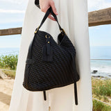 Thalia Recycled Vegan Leather Bag in Bone