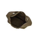 Johanna Recycled Vegan Suede Shoulder Bag in Pine