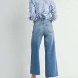 Cali Wide Legs in Medium Wash by Just Black