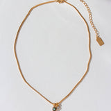 Pure Bliss Gemstone Box Chain Necklace