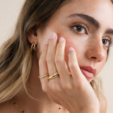 Ridged Gold Ring