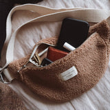 Dans le Sac Teddy Belt Bag in Coffee