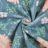 Calendula Blossom Bandana in Blue