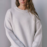 Gillian Rollneck Sweater in Cream