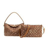 Lana Recycled Vegan Leather Crossbody Bag in Bambi
