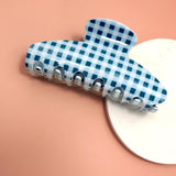 Gingham Claw Clip