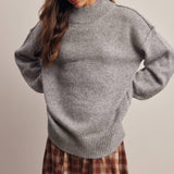Irving Sweater in Heather Gray