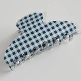 Gingham Claw Clip
