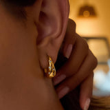 Solira Star Hoop Earrings