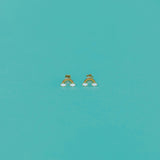 Rainbow Flat Back Kids Earrings