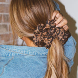 Chunky Cheetah Jumbo Scrunchie