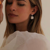 Elle Pearl Cluster Earring