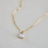 Opal Drop Necklace