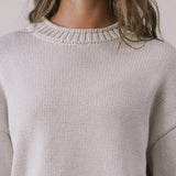 Gillian Rollneck Sweater in Cream
