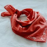 Rodeo Cotton Bandana in Red