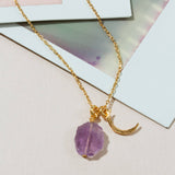 Celestial Being Necklace in Amethyst