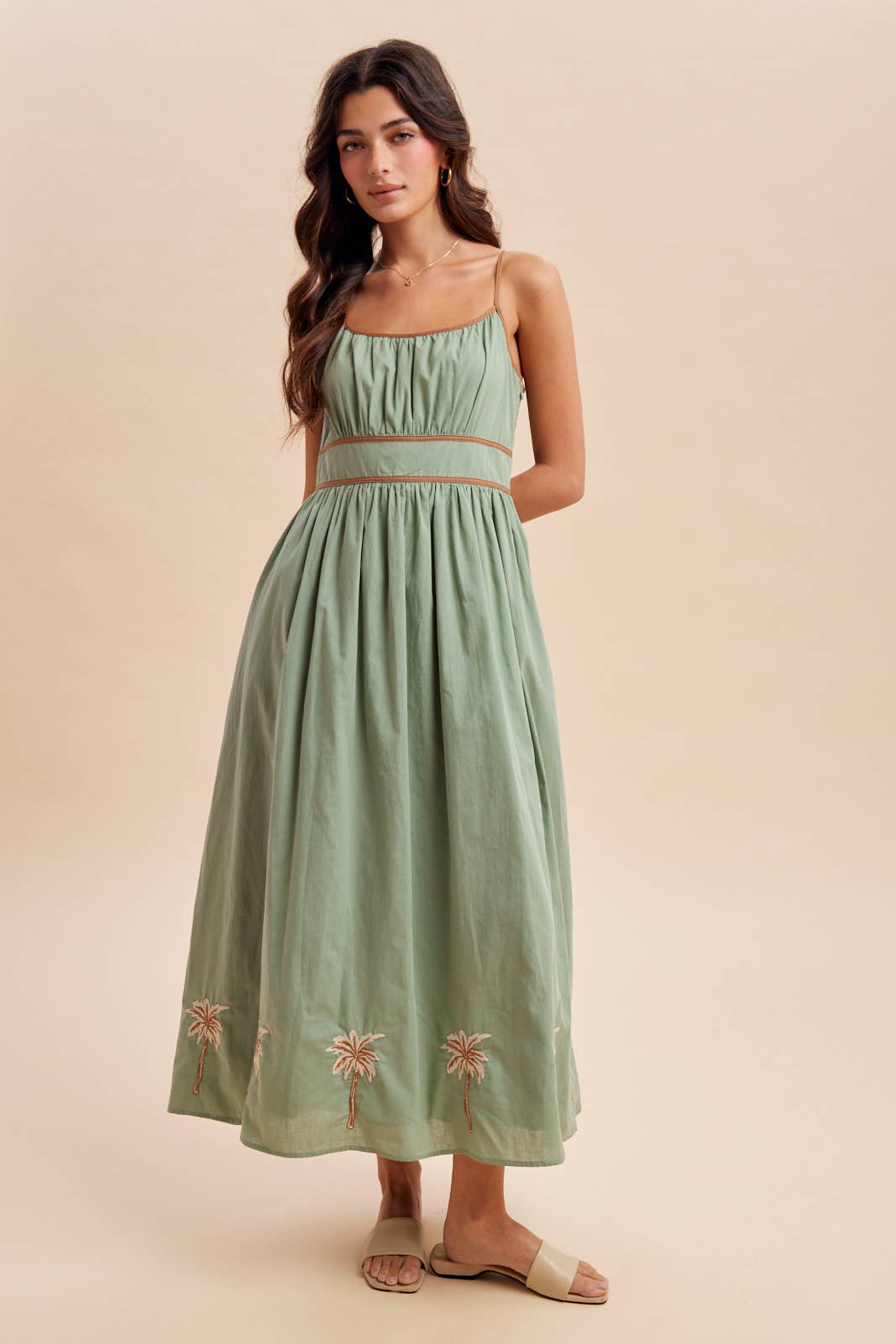 Estrella Dress in Sage Dottir Estrella Dress in Sage Dottir