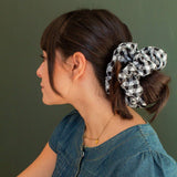 Gothic Gingham Jumbo Scrunchie