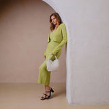 Tulip Recycled Vegan Top Handle Bag in Black