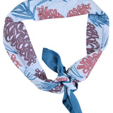 Pine Cone Bandana in Blue