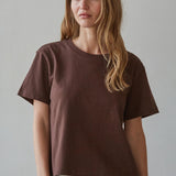 Everyday Tee in Chocolate