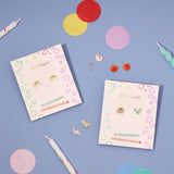 Apple Flat Back Kids Earrings