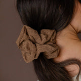 Mocha Jumbo Scrunchie