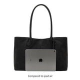 Irene Vegan Suede Shoulder Bag in Chocolate