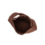 Johanna Recycled Vegan Suede Shoulder Bag in Tobacco