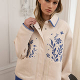 Folklore Jacket in Sky