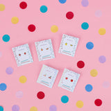 Lemon Enamel Flat Back Kids Earrings