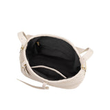 Thalia Recycled Vegan Leather Bag in Bone