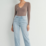 Ellen Vintage Straight Legs in Light Wash