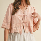 Vilda Top in Petal