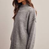 Irving Sweater in Heather Gray