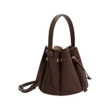 Laguna Recycled Vegan Suede Bag in Chocolate