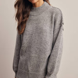 Irving Sweater in Heather Gray