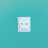 Ladybug Flat Back Kids Earrings