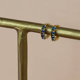 Blue Opalite Mini Hoops