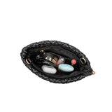 Daisy Recycled Vegan Crossbody Bag in Saddle