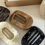 Flat Claw Clip in Dot