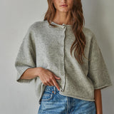 Este Cardigan in Heather Gray