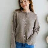 Piper Cardigan in Mocha