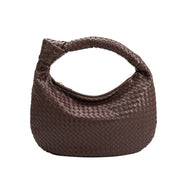 Brigitte Large Recycled Vegan Shoulder Bag in Espresso (ships week of 11/27)